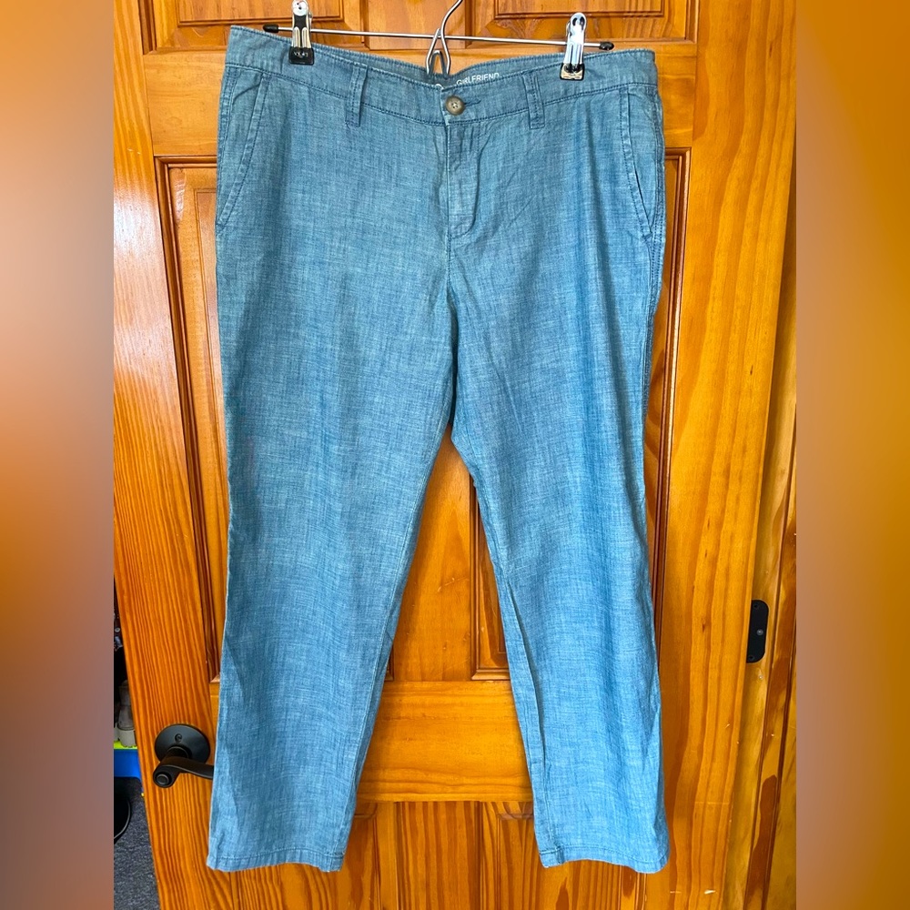 Dressy capris that look like denim